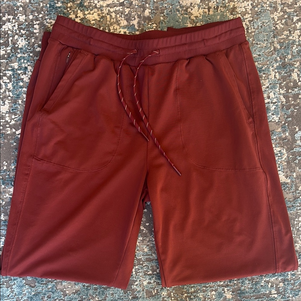Zella, A Nordstrom Brand Live In Pocket Joggers in Burgandy Port Size S - Picture 10 of 10
